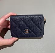 Chanel Classic Zipped Coin Purse Caviar - 7.5x11x2cm - 6