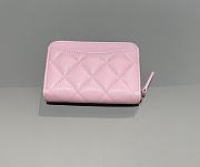 Chanel Classic Zipped Coin Purse Caviar Gold Light Pink - 7.5x11x2cm - 3