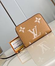 LV Zippy Coin Wallet Bicolor Monogram Empreinte Leather Arizone Cream M12760 - 11x8.5x2cm - 1