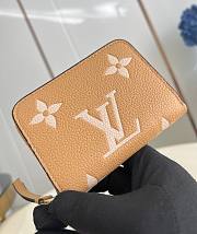 LV Zippy Coin Wallet Bicolor Monogram Empreinte Leather Arizone Cream M12760 - 11x8.5x2cm - 5