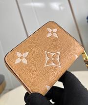 LV Zippy Coin Wallet Bicolor Monogram Empreinte Leather Arizone Cream M12760 - 11x8.5x2cm - 4