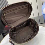 Gucci Porter Medium Travel Bag Beige and Dark Brown GG - 25x17.5x15cm - 5