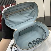 Gucci Ophidia Medium Travel Bag Dusty Blue GG Canvas - 25x17.5x15cm - 3