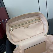 Gucci Ophidia Medium Travel Bag Dusty Pink GG Canvas - 25x17.5x15cm - 3