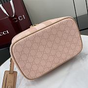 Gucci Ophidia Medium Travel Bag Dusty Pink GG Canvas - 25x17.5x15cm - 2