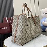 Gucci GG Emblem Medium Tote Bag Brown - 45.5x30x16cm - 2