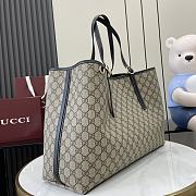 Gucci GG Emblem Medium Tote Bag Black - 45.5x30x16cm - 6