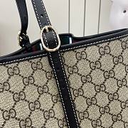 Gucci GG Emblem Medium Tote Bag Black - 45.5x30x16cm - 3