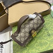 Gucci Ophidia Mini Bag Beige and Ebony GG - 18.5x11x5cm - 4