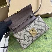 Gucci Ophidia Mini Bag Beige and Ebony GG - 18.5x11x5cm - 3