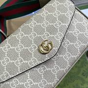 Gucci Ophidia Mini Bag Beige and Oatmeal GG - 22x13x4cm - 4