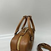 Miumiu Arcadie Leather Bag Cognac - 22x10.5x7.5cm - 6