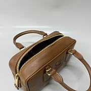 Miumiu Arcadie Leather Bag Cognac - 22x10.5x7.5cm - 5