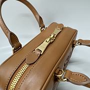 Miumiu Arcadie Leather Bag Cognac - 22x10.5x7.5cm - 3