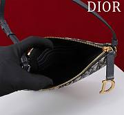 Dior Saddle Rodeo Pouch Blue Dior Oblique Jacquard - 20x15x5cm - 6