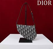 Dior Saddle Rodeo Pouch Blue Dior Oblique Jacquard - 20x15x5cm - 3