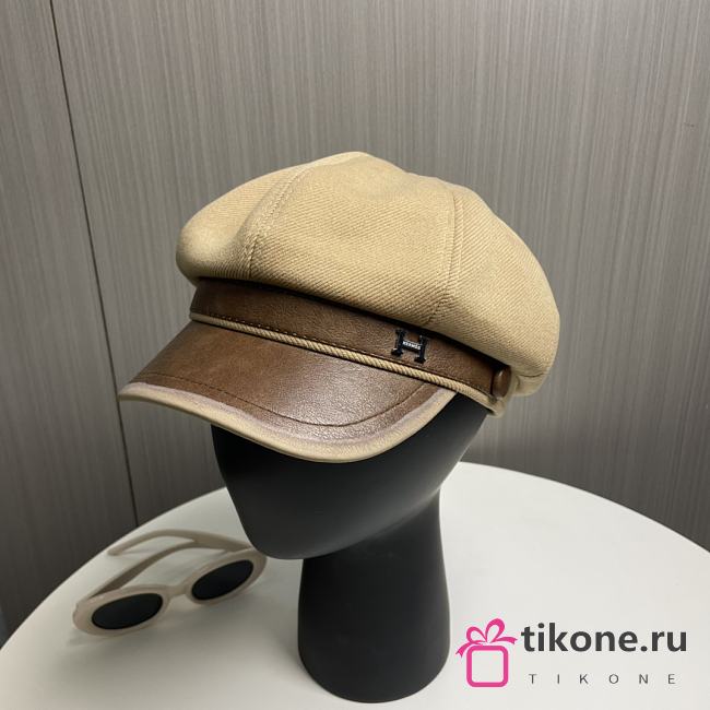 Hermes Octagonal Hat Beige - 1