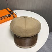 Hermes Octagonal Hat Beige - 3