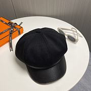 Hermes Octagonal Hat Black - 3