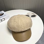 Chanel Octagonal Hat Tweed Beige - 3