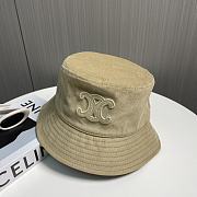 Celine Triomphe Buket Hat In Corduroy Beige - 6