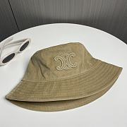 Celine Triomphe Buket Hat In Corduroy Beige - 4