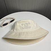 Celine Triomphe Buket Hat In Corduroy Cream - 6