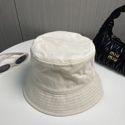 Celine Triomphe Buket Hat In Corduroy Cream - 2