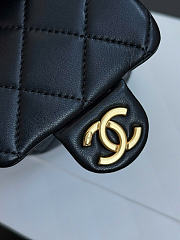 Chanel Backpack Shiny Lambskin Gold Tone Metal Black -  24.5x18x8cm - 5