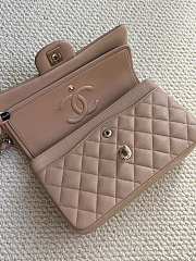 Chanel Small Classic Flap Caviar Quilted Beige - 23x14.5x6cm - 6