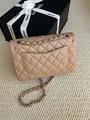 Chanel Small Classic Flap Caviar Quilted Beige - 23x14.5x6cm - 5