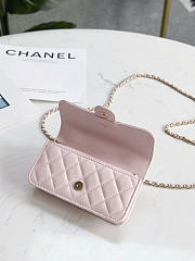 Chanel Flap Wallet On Chain Lamskin Black - 17cm - 3