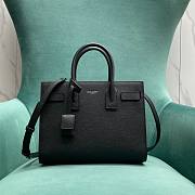 Ysl Sac De Jour Bag Grained Leather Baby Black - 26×12.5×20cm - 1