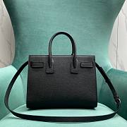 Ysl Sac De Jour Bag Grained Leather Baby Black - 26×12.5×20cm - 3