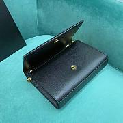 YSL Kate Small In Grain De Poudre Embossed Leather Black Gold Hardware - 20x5x12.5cm - 3