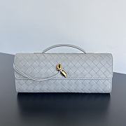 Bottega Veneta Andiamo Clutch Bag In Gray - 31x13x3cm - 1