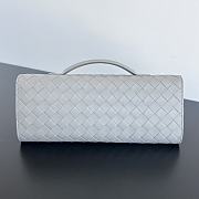 Bottega Veneta Andiamo Clutch Bag In Gray - 31x13x3cm - 6