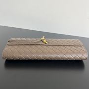 Bottega Veneta Andiamo Clutch Bag In Pinecone - 31x13x3cm - 6