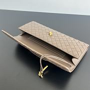 Bottega Veneta Andiamo Clutch Bag In Pinecone - 31x13x3cm - 4