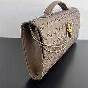 Bottega Veneta Andiamo Clutch Bag In Pinecone - 31x13x3cm - 2