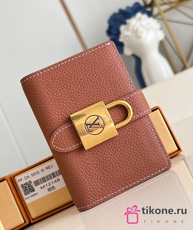 LV Low Key Compact Wallet Cognac M12148 - 8.5x2x11cm - 1