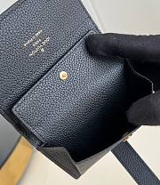 LV Low Key Compact Wallet Black M12148 - 8.5x2x11cm - 6