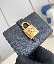 LV Low Key Compact Wallet Black M12148 - 8.5x2x11cm - 3