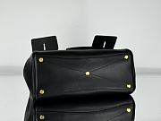 Balenciaga Bel Air Medium Carry All Bag in Black Smooth Calfskin Aged Gold - 37x26x17cm - 5