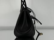 Balenciaga Bel Air Medium Carry All Bag in Black Smooth Calfskin Aged Gold - 37x26x17cm - 2