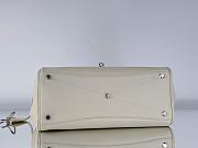 Balenciaga Bel Air Medium Carry All Bag in Soya Smooth Calfskin Aged Silver - 37x26x17cm - 6