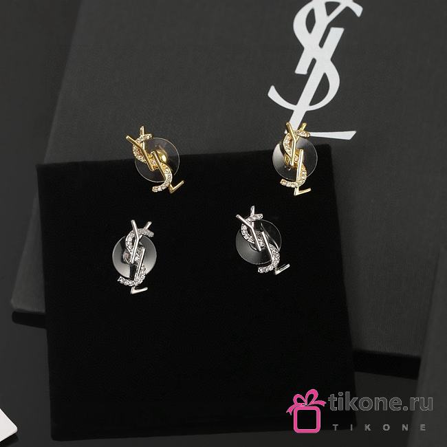 YSL Earrings Gold/ Silver 15807 - 1