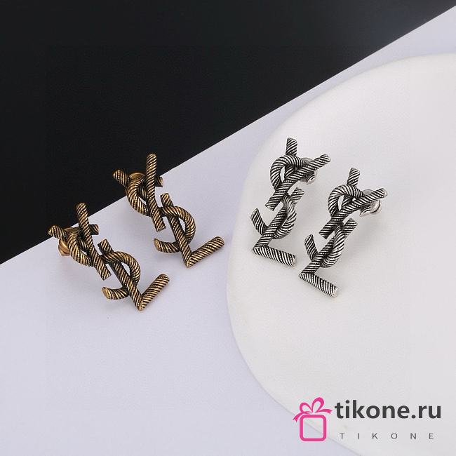 YSL Earrings Gold/ Silver 15808 - 1