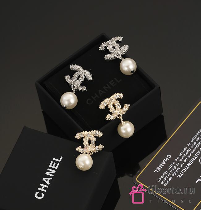 CC Earrings Gold/ Silver 15817 - 1