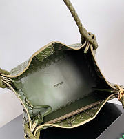 Bottega Veneta Large Parachute Olive Oil Bag - 30x26x20cm - 6